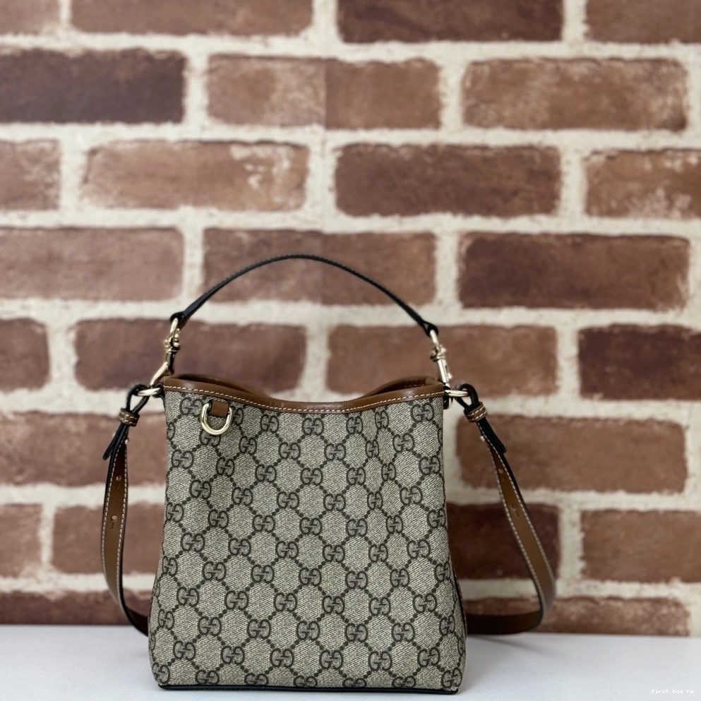 First bag ru GG bag Emblem Gucci bucket mini 0714